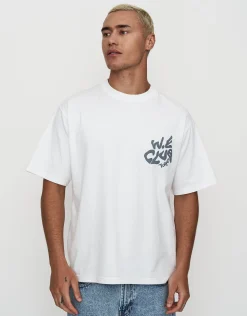 Weekend Club International Relaxed Fit T Shirt in Sunset Pink