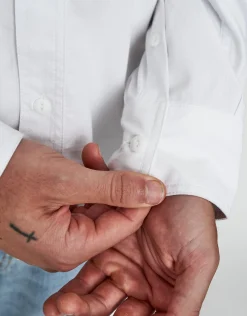 Wisconsin Long Sleeve Shirt in Shadow Blue