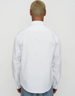 Wisconsin Long Sleeve Shirt in Shadow Blue