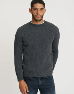 100% Wool Crew Neck Knit in Oat