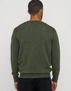 100% Wool Crew Neck Knit in Oat