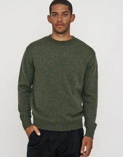 100% Wool Crew Neck Knit in Oat