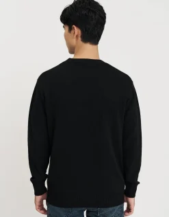 100% Wool Crew Neck Knit in Oat